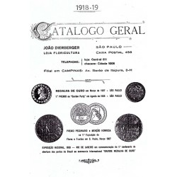 Catálogo de 1918 e 1919