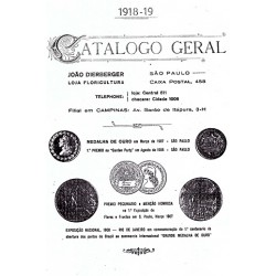 Catálogo de 1918 e 1919