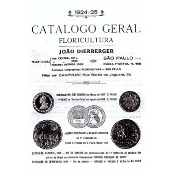 Catálogo de 1924 e 1925